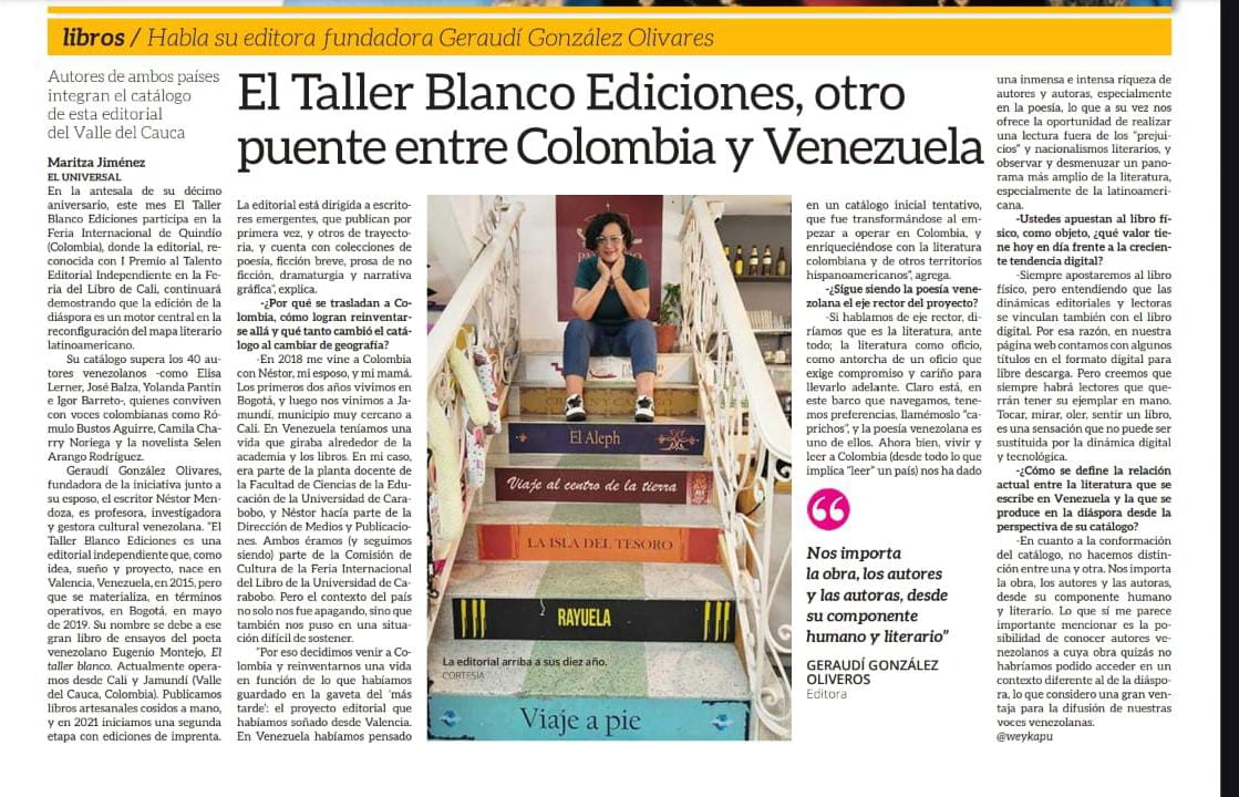 El Universal (Caracas, domingo 16 de agosto de 2026)